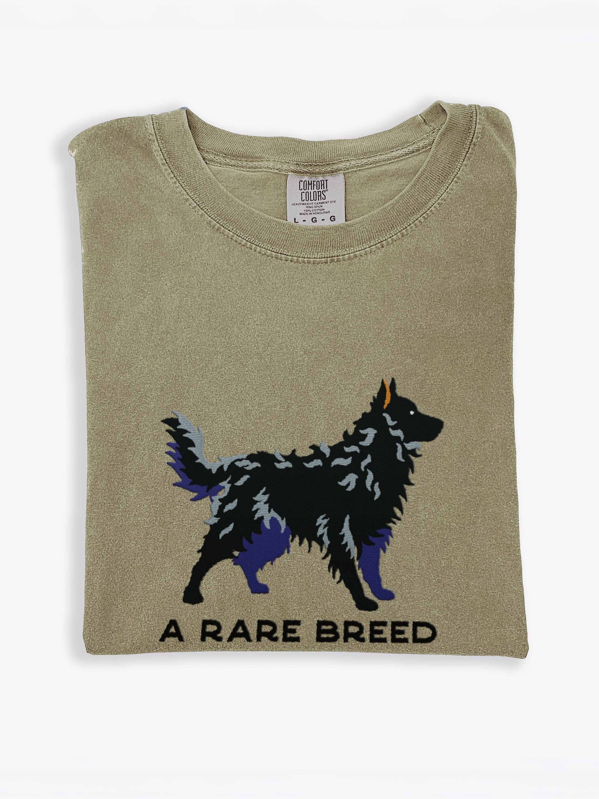 A Rare Breed T-Shirt(Embroidered) of a Hungarian Mudi(Black) product image (2)
