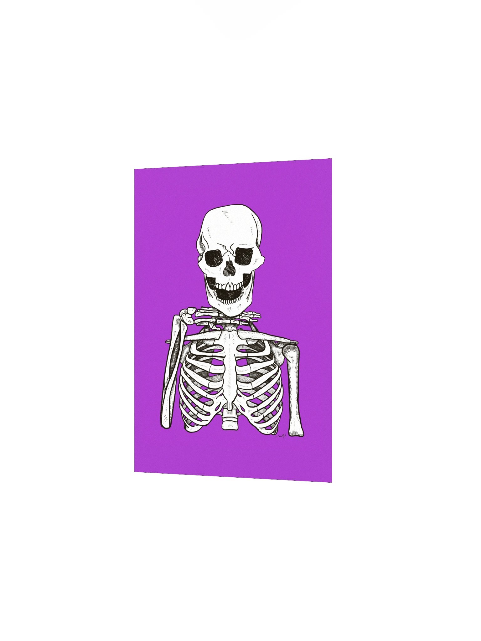 Vivid Skeleton Matte Poster product image (2)