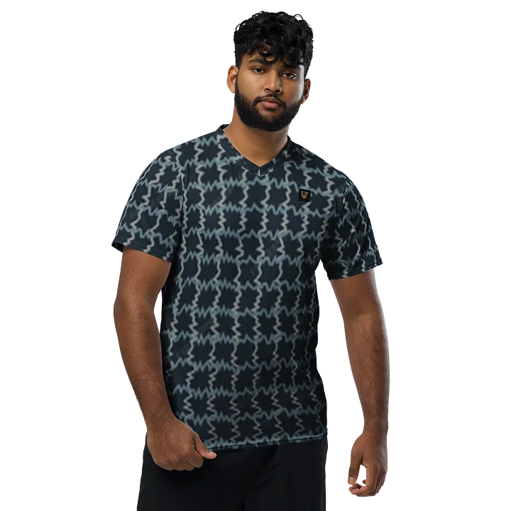 Lafate Store Designer Full Print Shirt Blue Multicolor product image (1)
