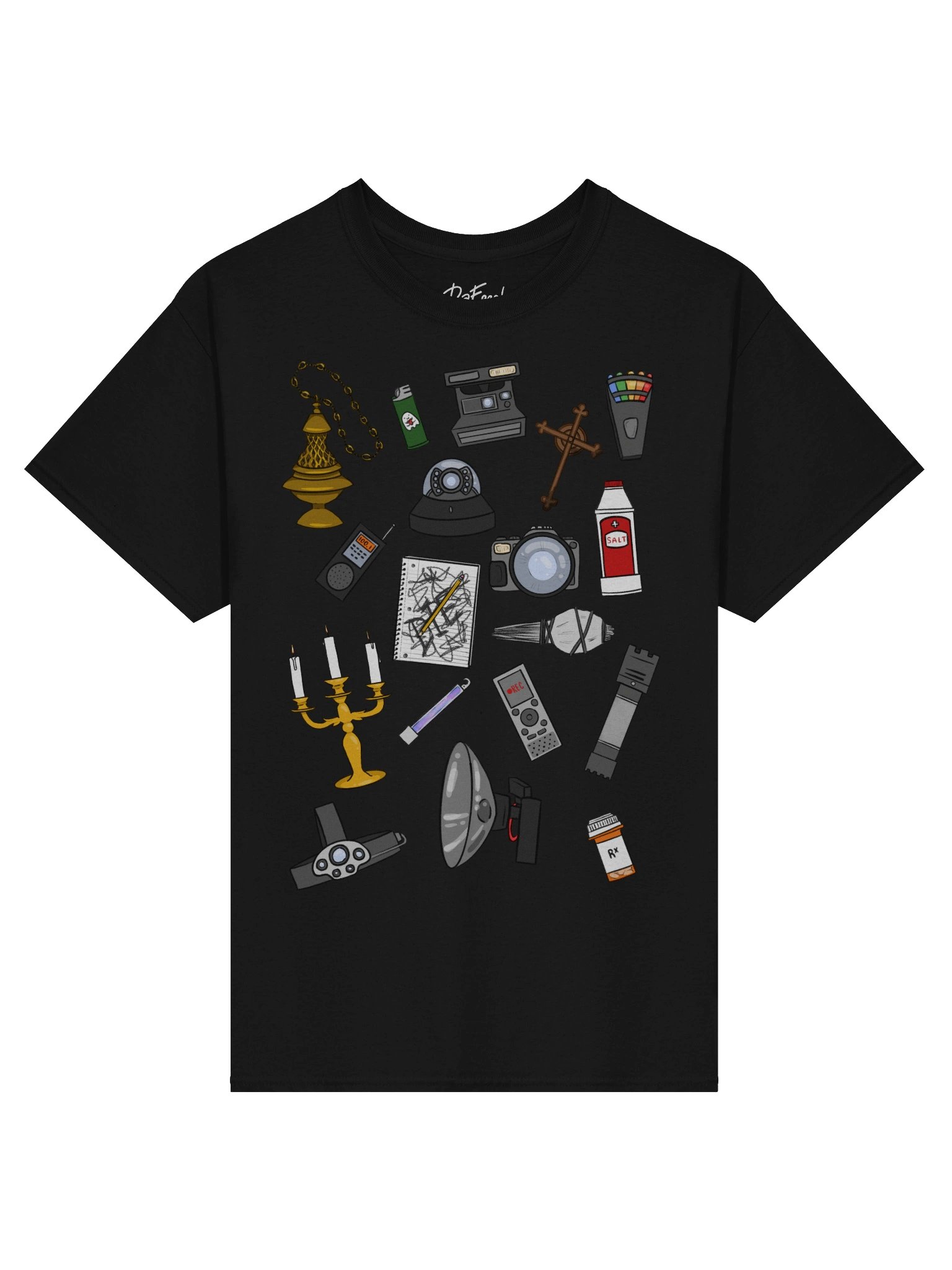 Ghost Hunting Supplies Tee (Front) product image (1)