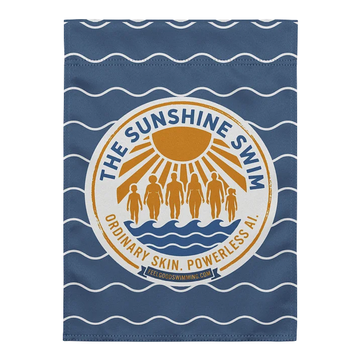 The Sunshine Swim Emblem Garden & Beach Flag product image (1)