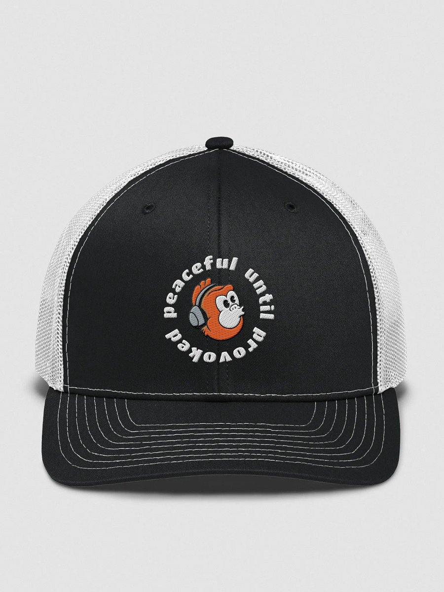 Peaceful Until Provoked Trucker product image (2)