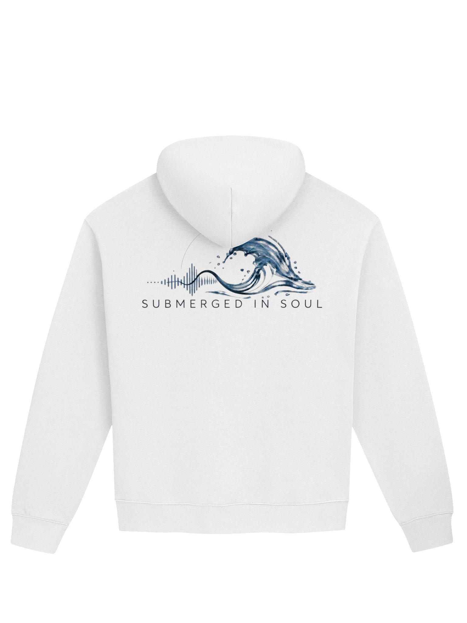 "Submerged in Soul" Relaxed Hoodie - White product image (2)
