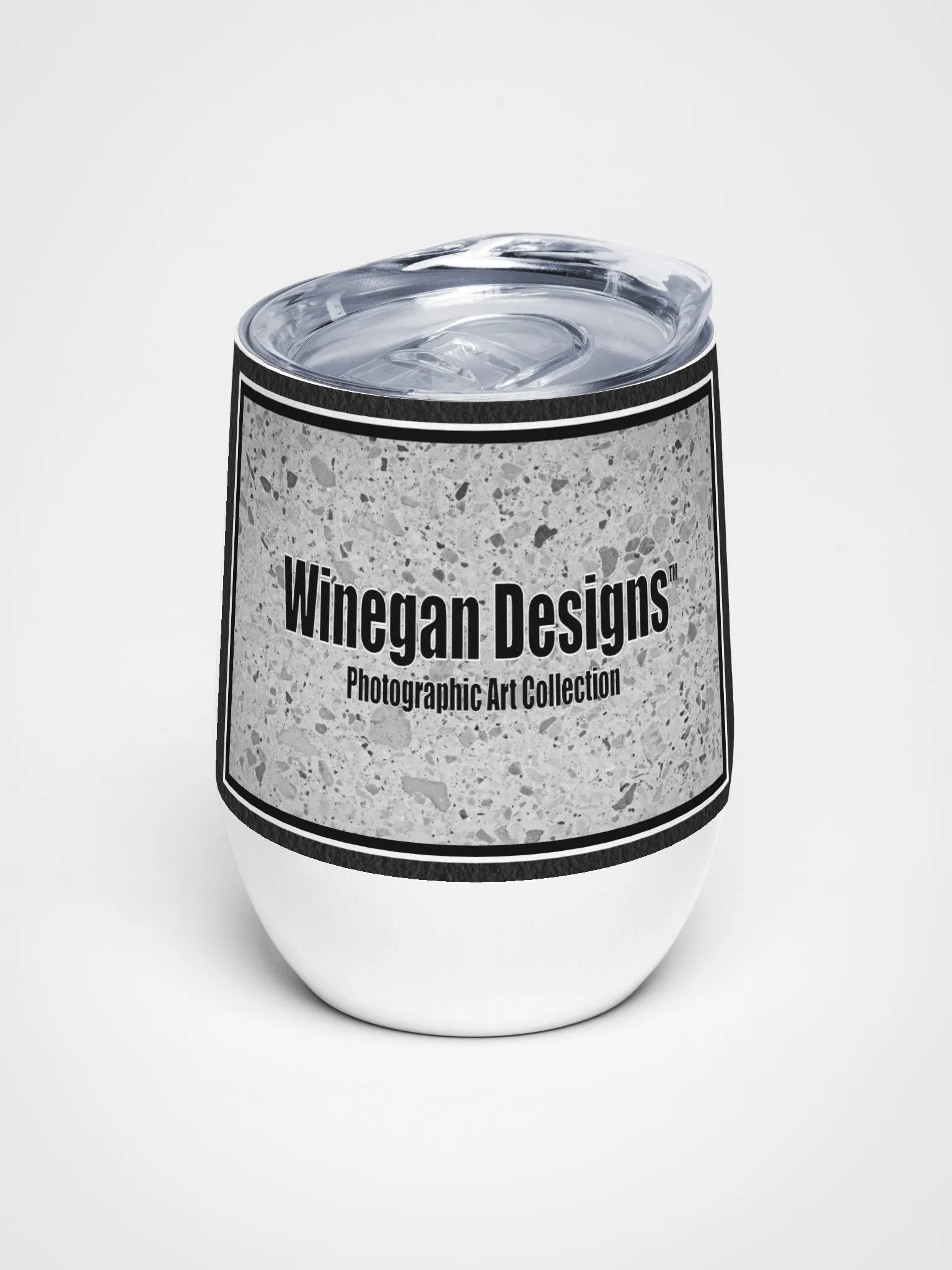 Terrazzo Elegance Wine Tumbler product image (1)
