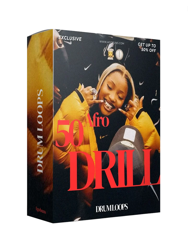 (50+) AFRO DRILL DRUM LOOPS – PREMIUM product image (1)
