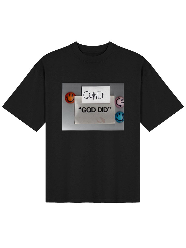 Qwhyet "GOD DID" Smiley Tee product image (1)