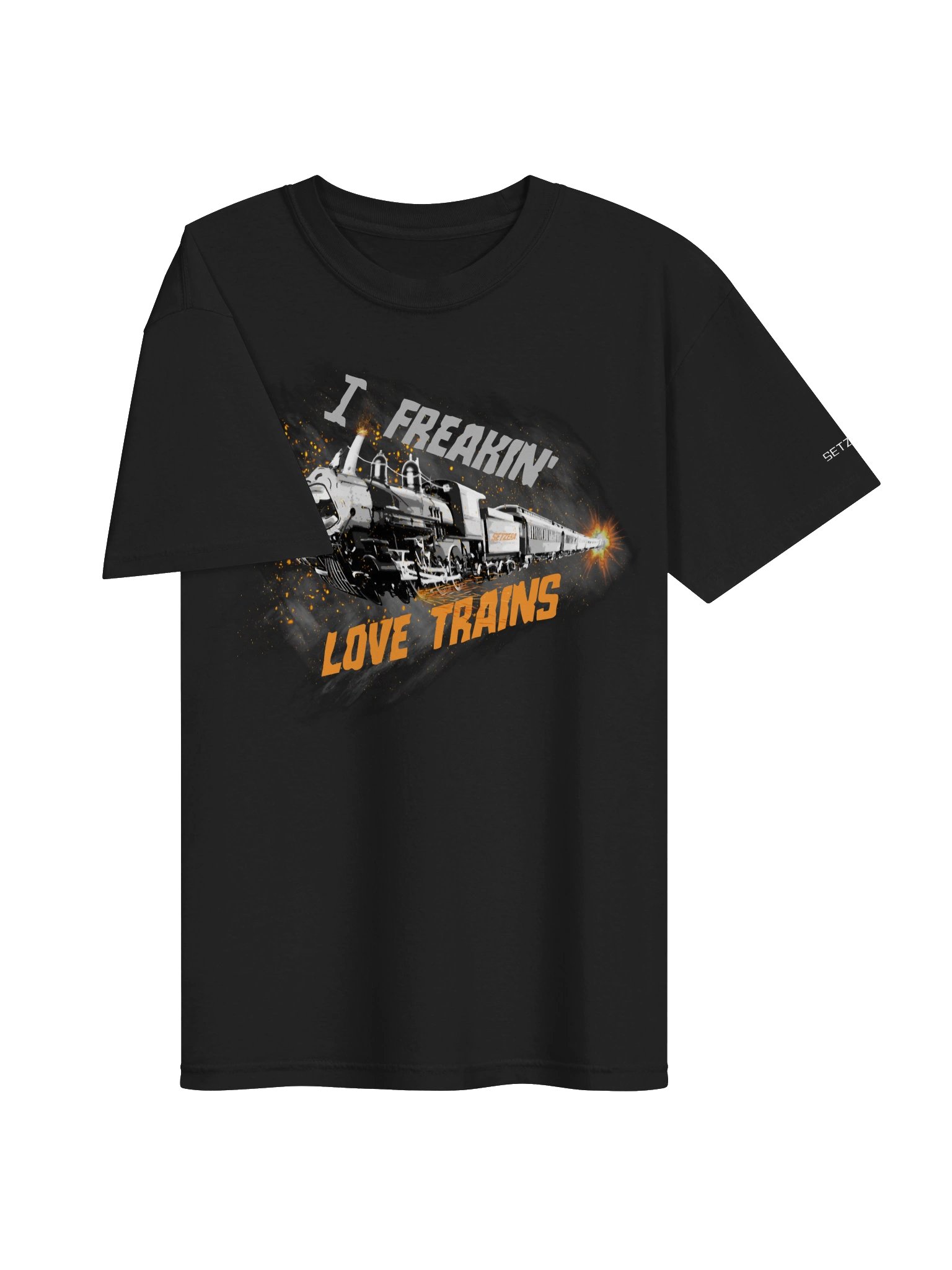 I Freaking Love Trains Tee product image (3)