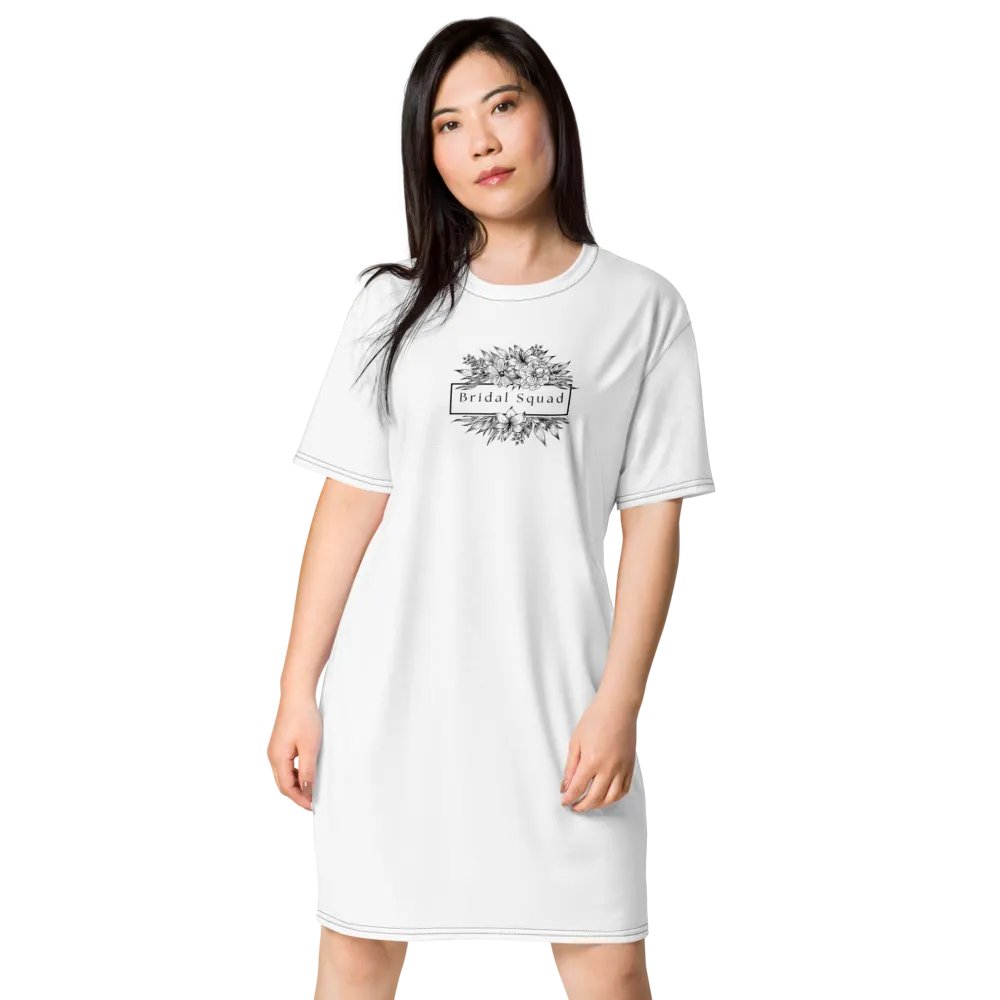 Bridal Squad T-Shirt 010 B&W Logo Dress product image (1)
