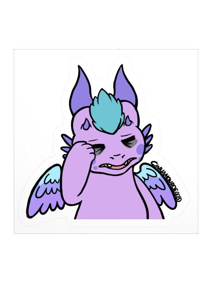 Drakin "Tired" Sticker product image (2)