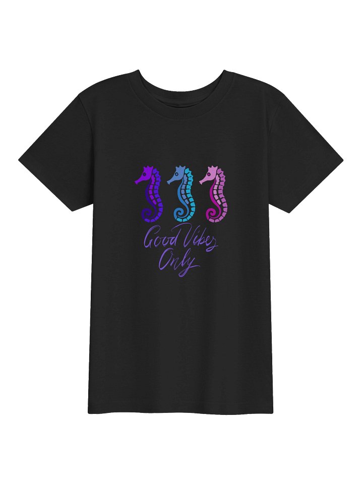 Vibrant Seahorse Trio Youth T-Shirt product image (1)