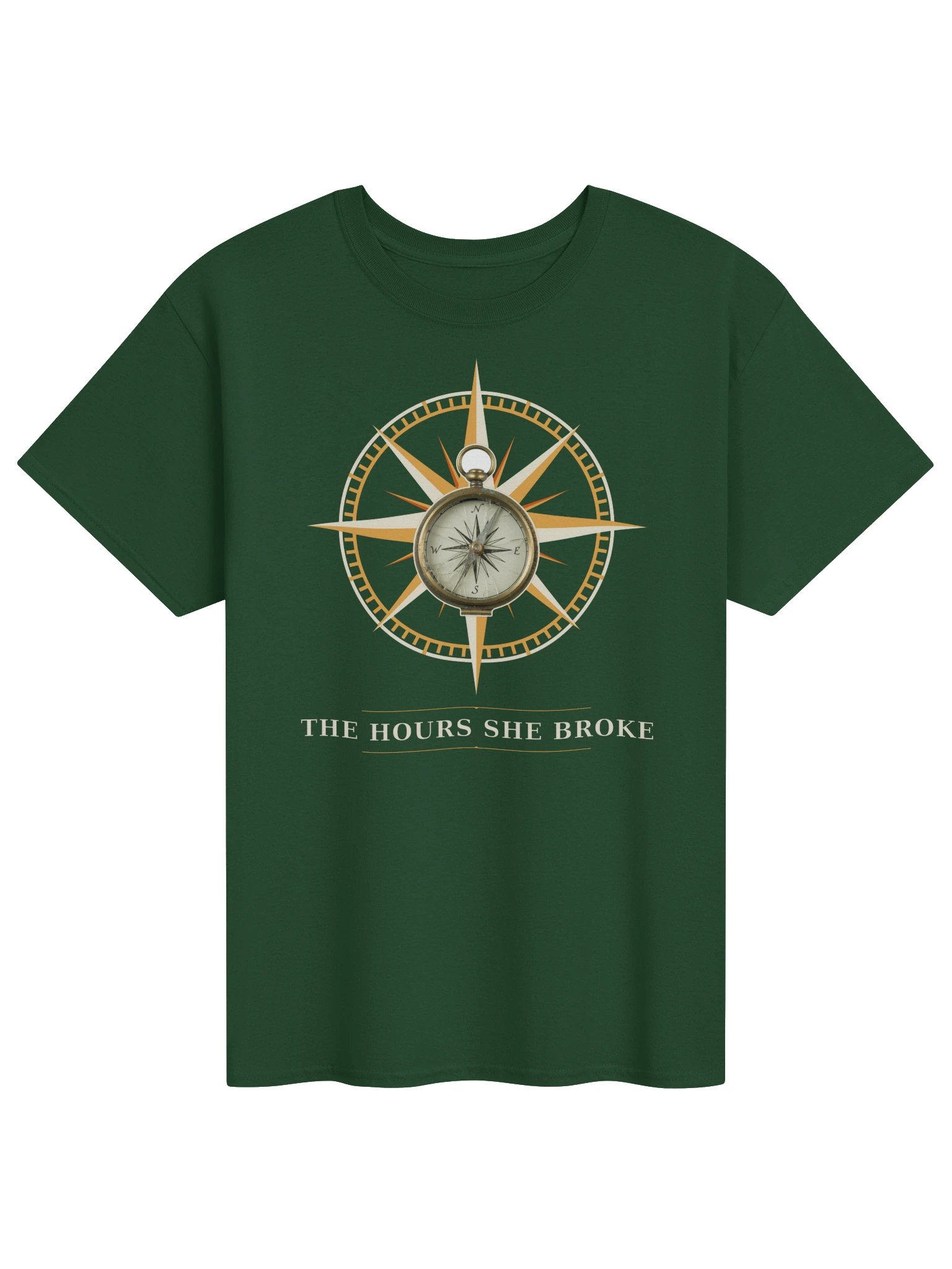 The Hours She Broke — Tee (Forest Green) product image (1)