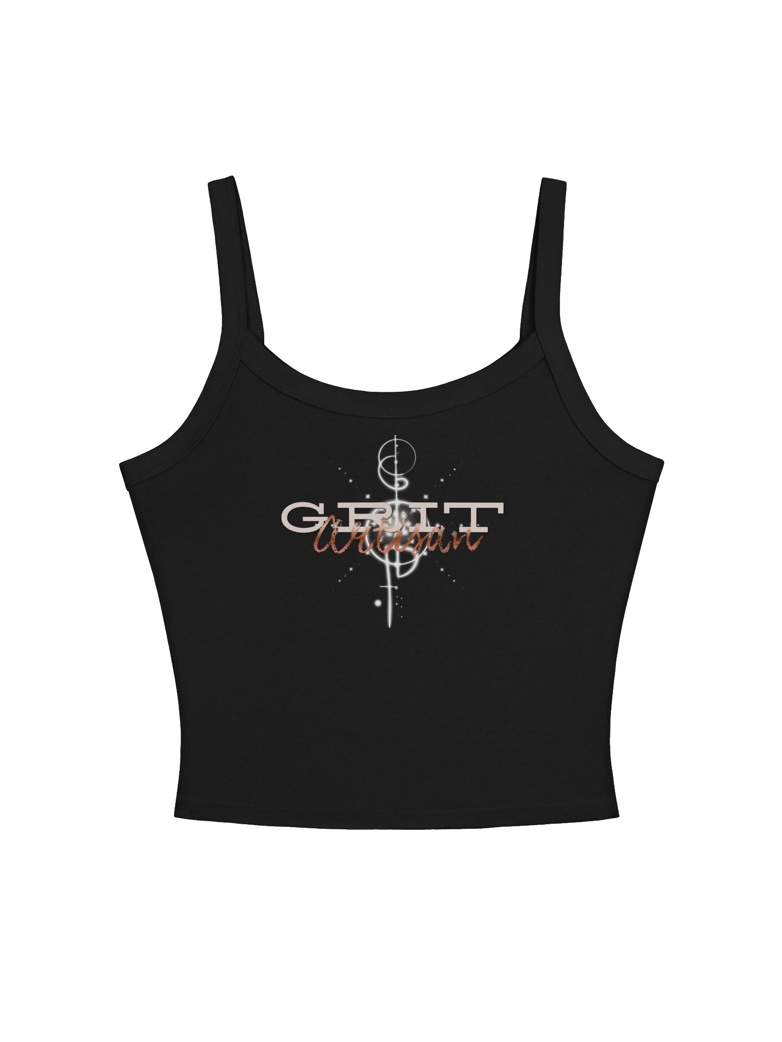 GRIT Artisan Abstract Logo Micro-Rib Tank Top product image (1)