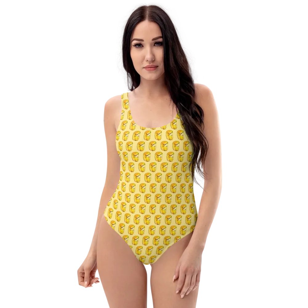 'ninepoGOLDENKAPPA' One-Piece Swimsuit product image (8)