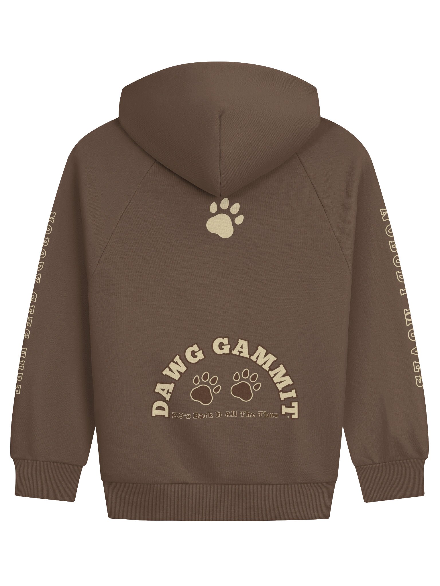DAWG GAMMIT™ SUPER HEAVYWEIGHT FRENCH BULLDAWG BROWN HOODIE product image (2)