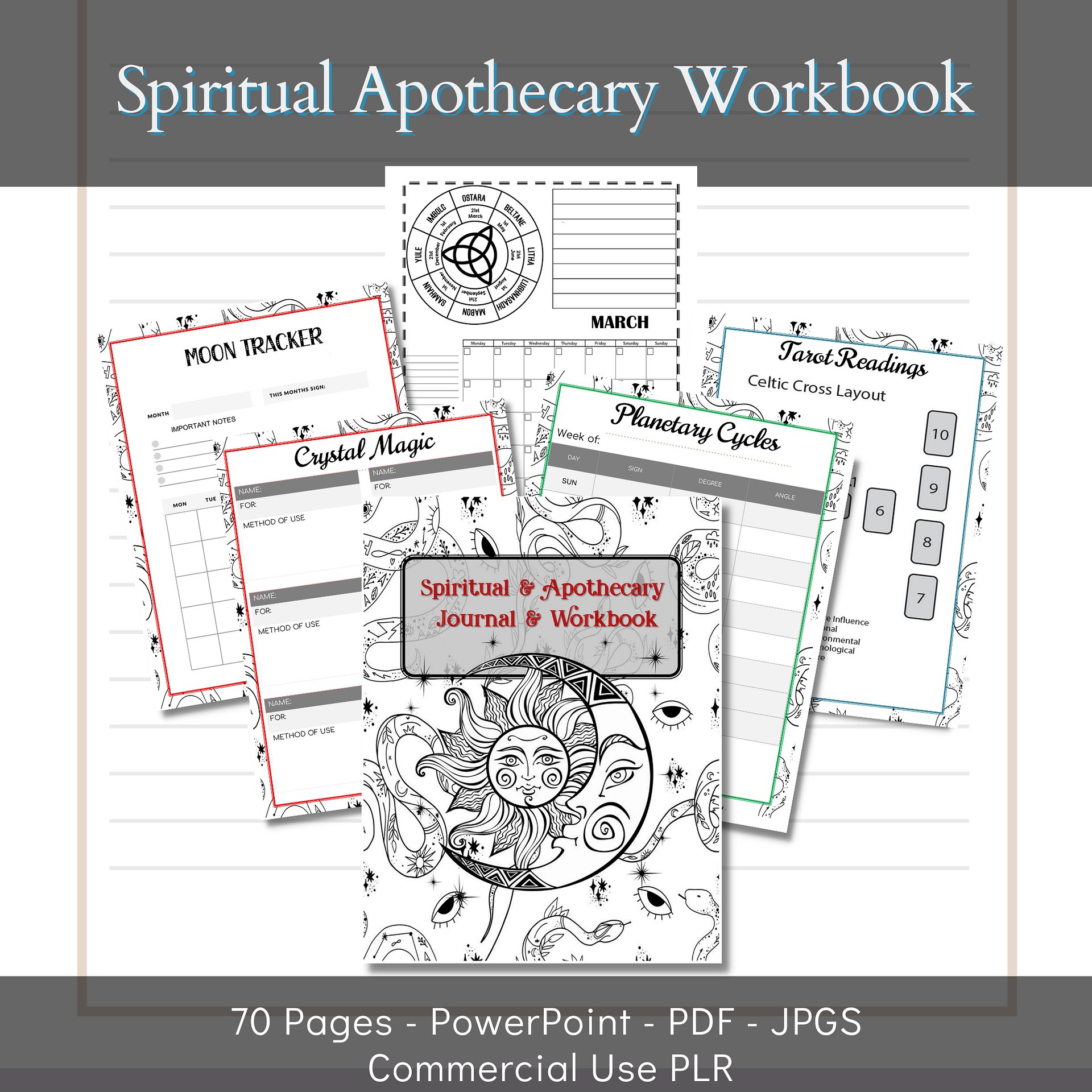 Spiritual Apothecary Journal and Workbook product image (1)