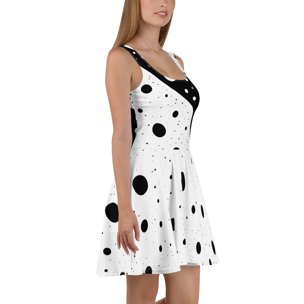 Black Ripple Dot Dress product image (4)