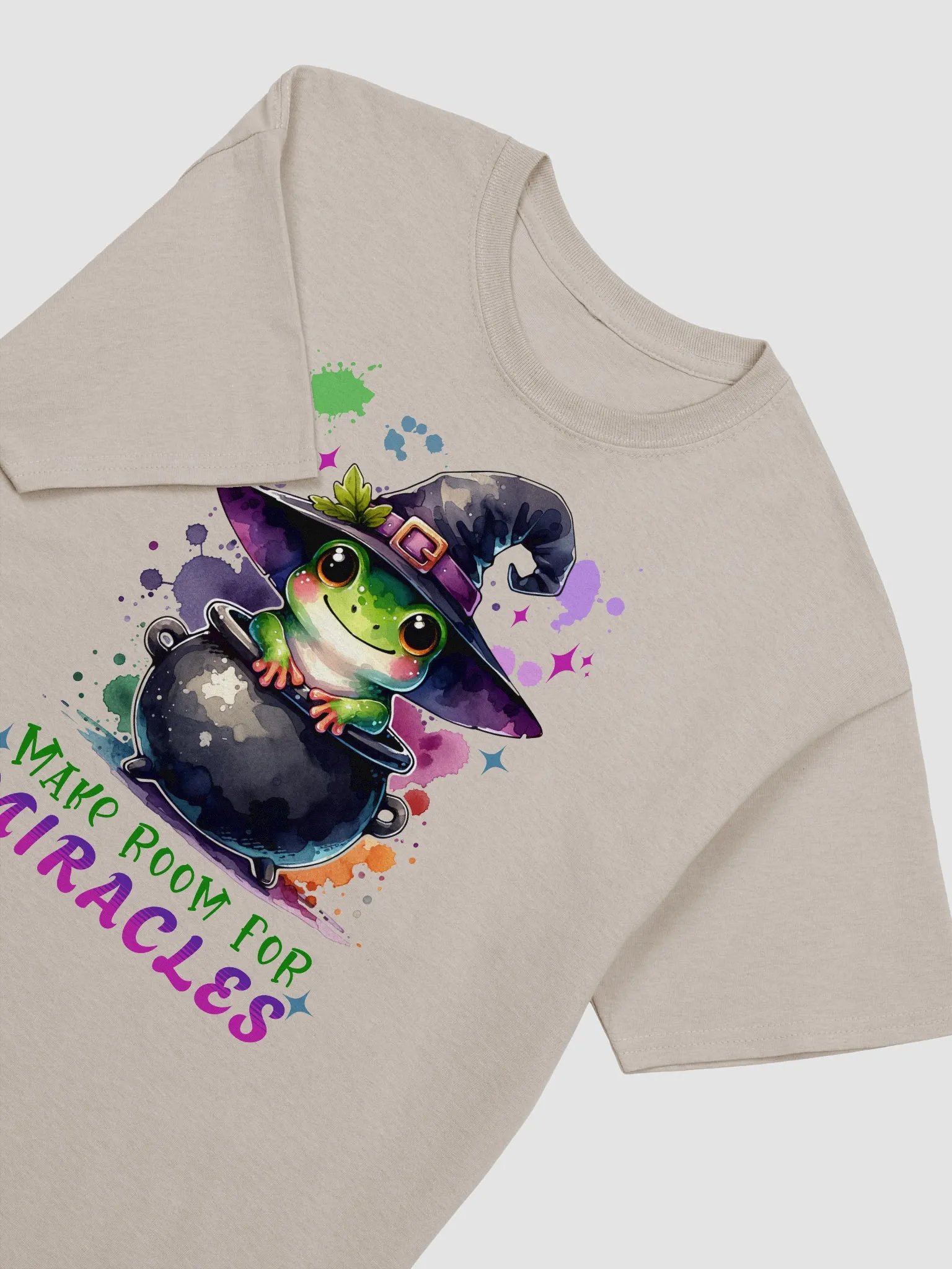 Make room for Miracles: light coloured t-shirts product image (1)