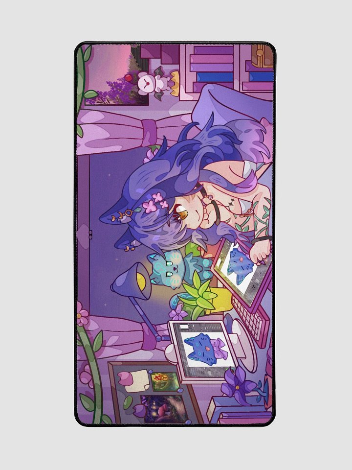Lofi Girlie Rhiow DeskMat product image (2)