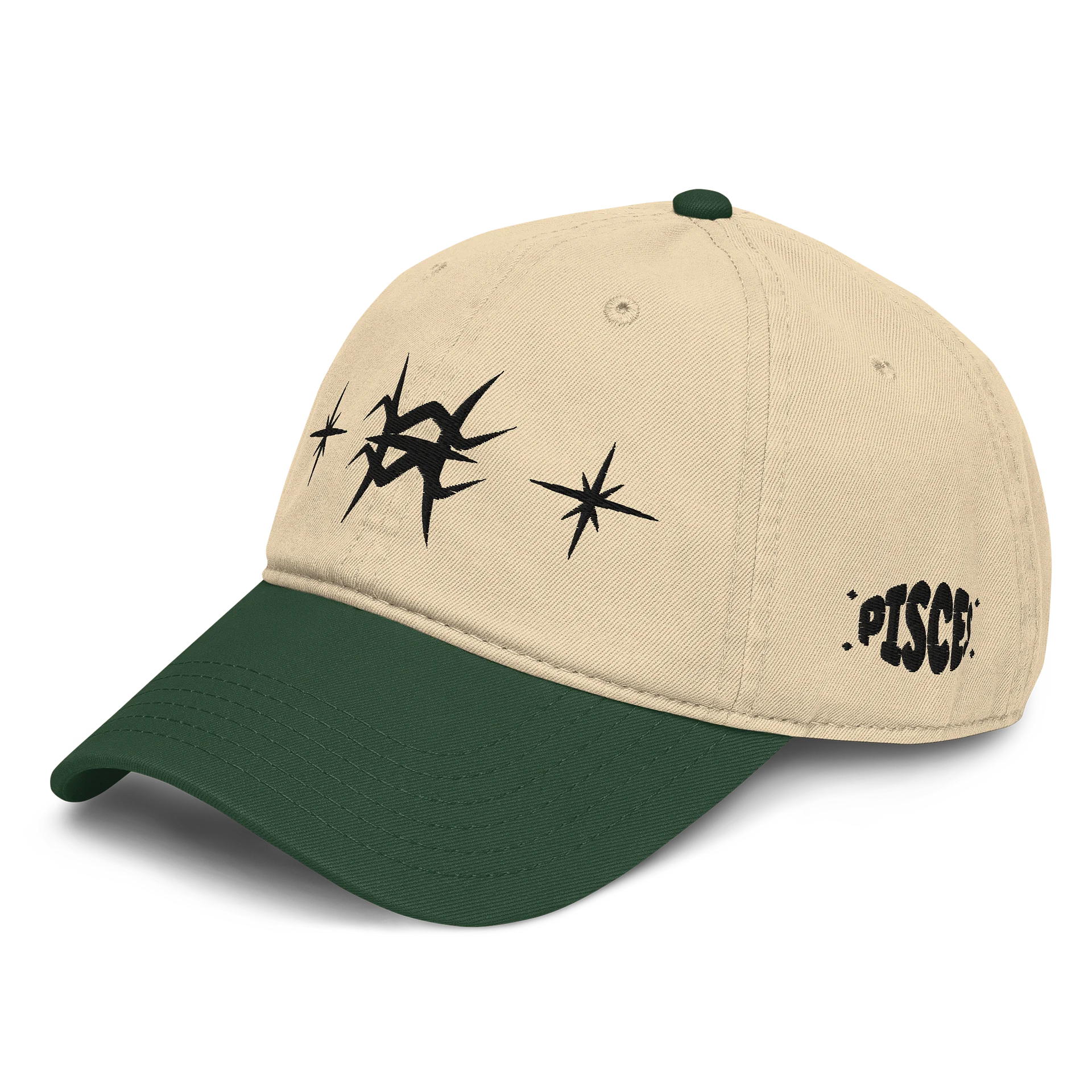 aquarius pisces cusp dad hat (black) product image (20)