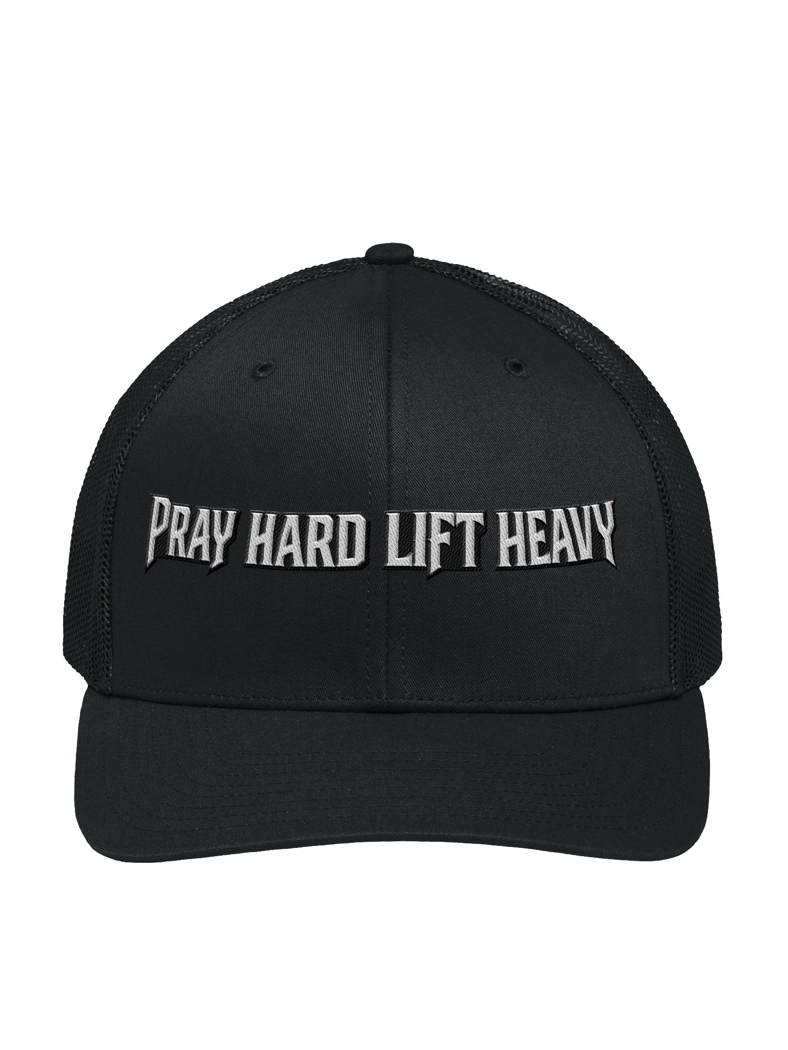 Pray Hard Lift Heavy Trucker Hat product image (1)