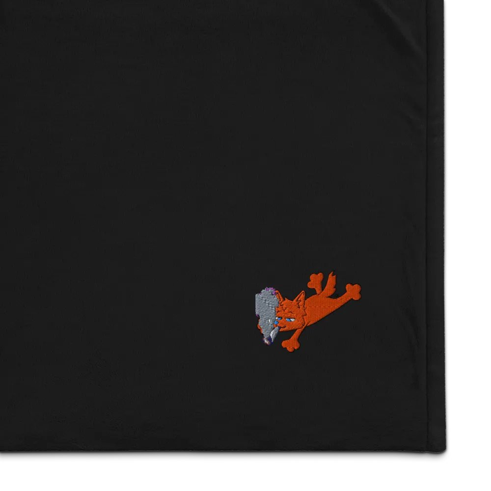 Sherpa Blanket with Smoke Puppy Embroidery product image (1)