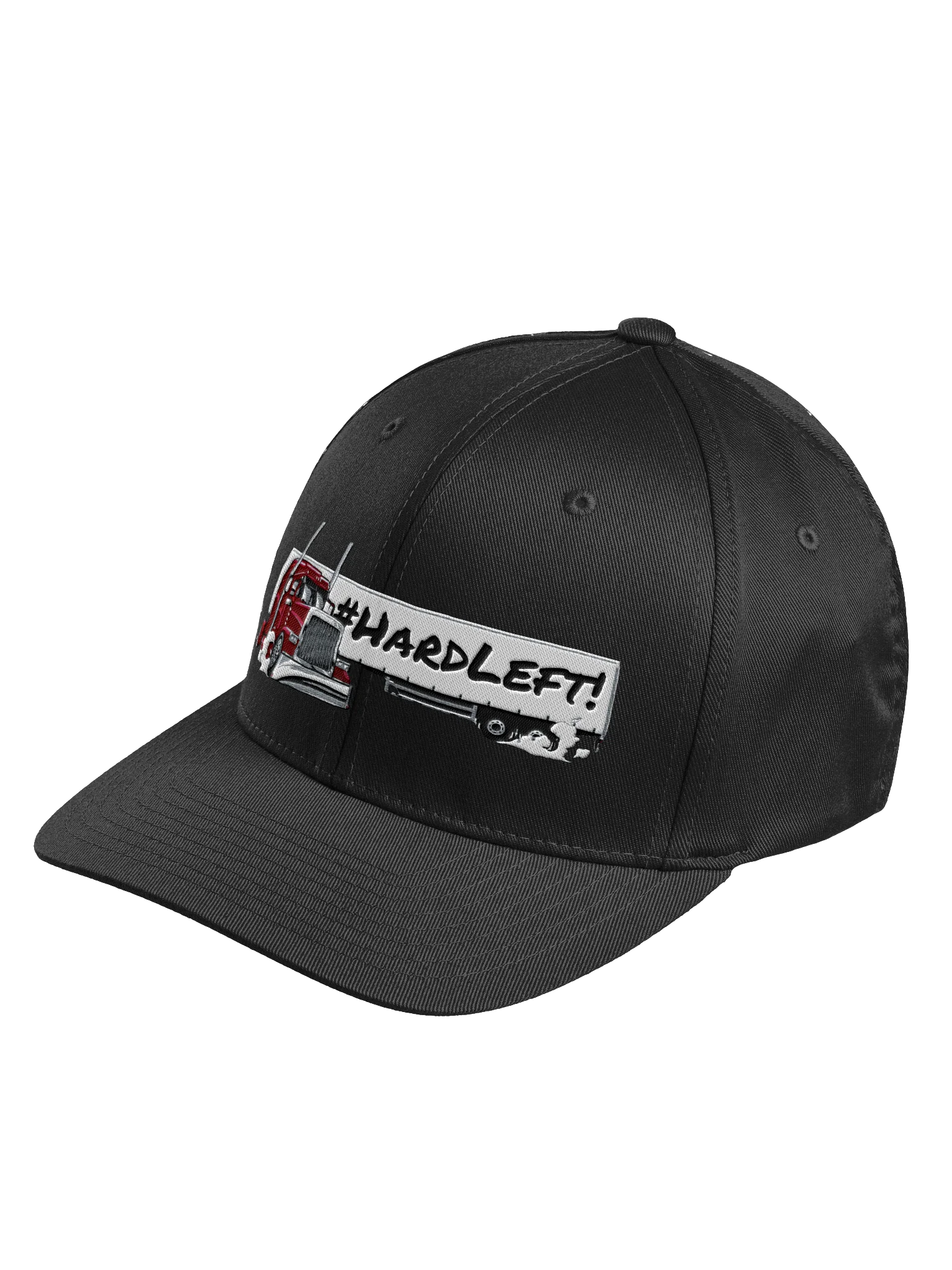 "Hard Left" Fitted Cap product image (3)