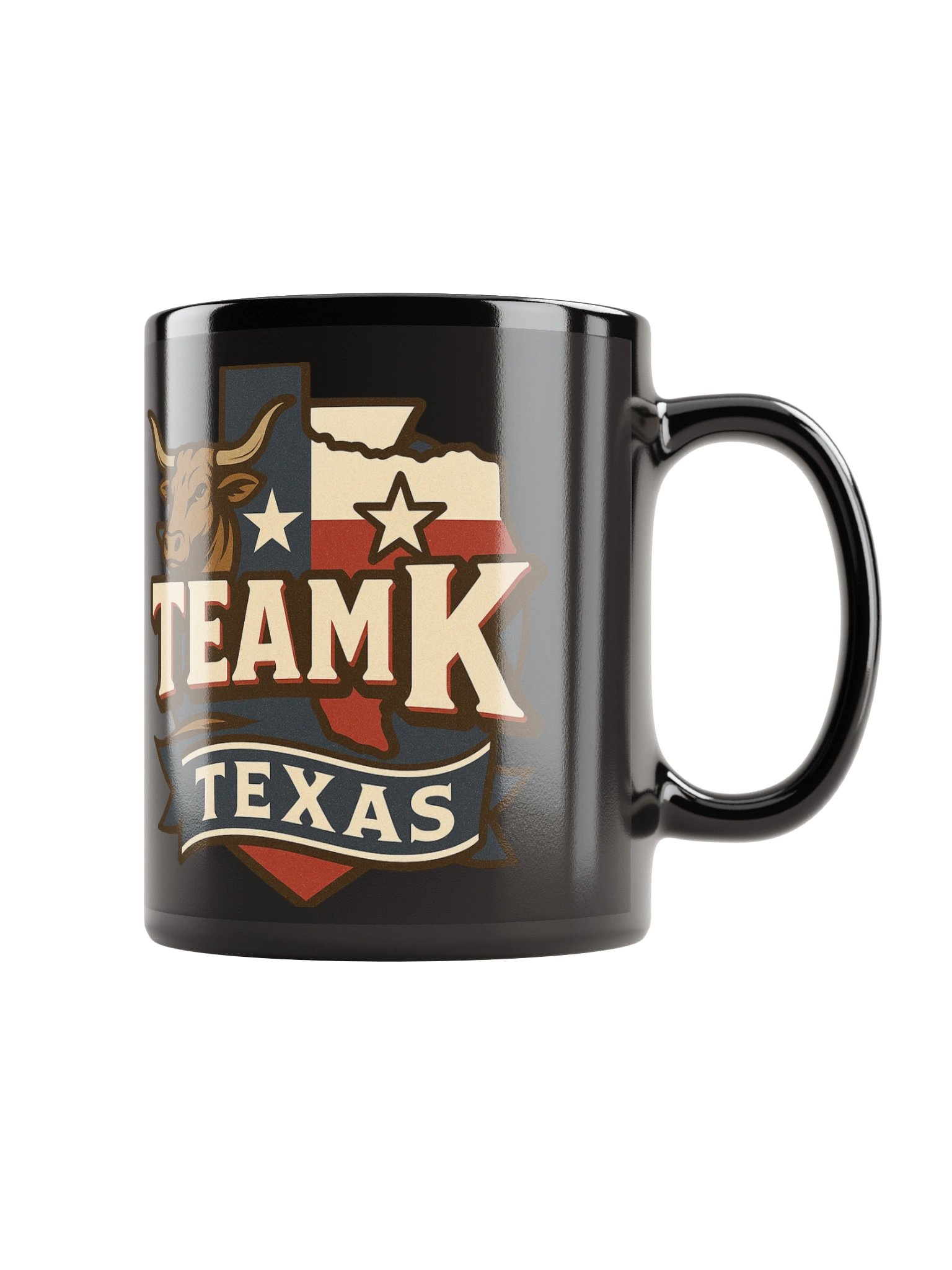 Team K Texas Black Mug product image (2)