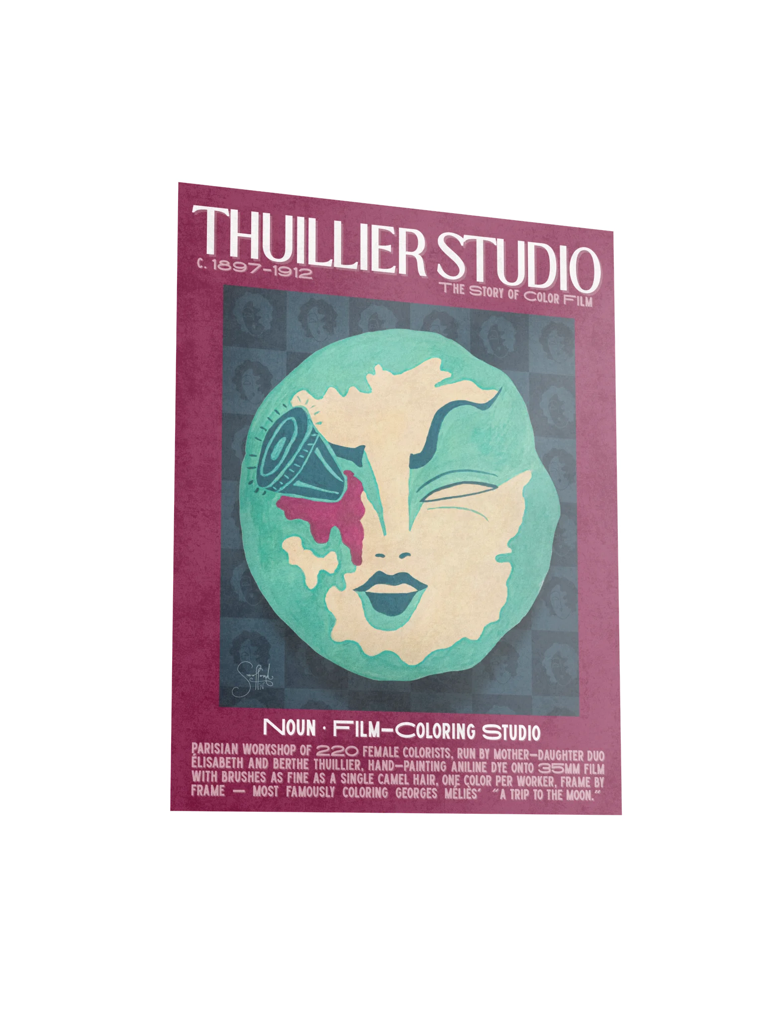 THUILLIER STUDIO ART PRINT — COLOR FILM HISTORY POSTER (11×14) product image (3)