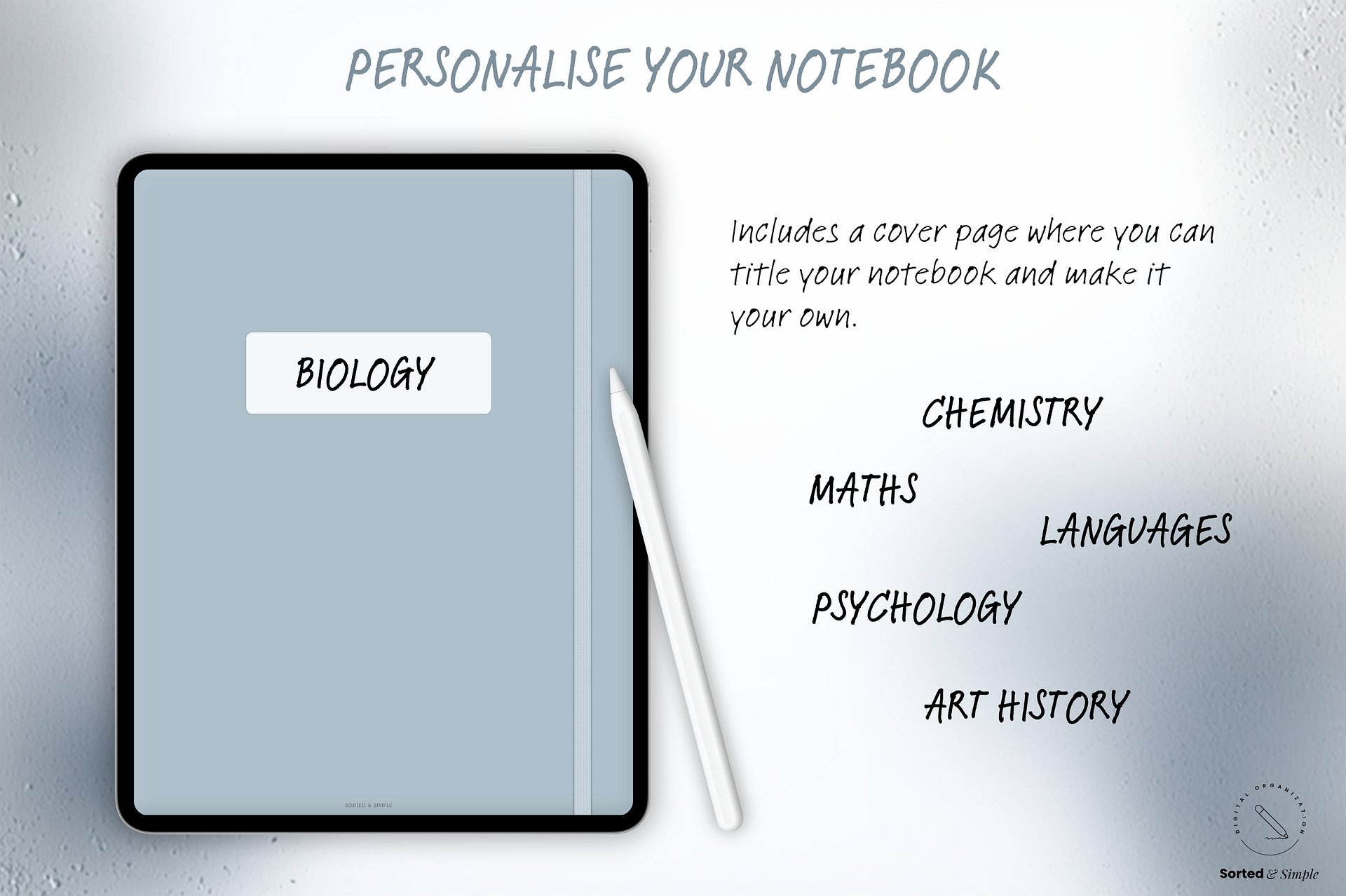 Smart Digital Notebook - Dusty Blue product image (7)