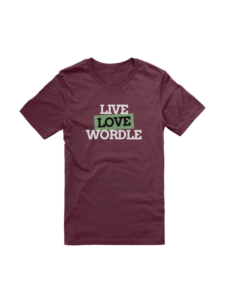 Live Love Wordle T-Shirt product image (7)