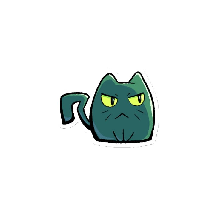 Tiny Grumpy Kitty - Magnet product image (2)