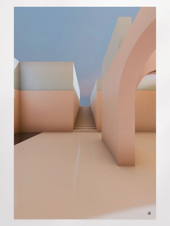 Architectural Landscape - Sand Palace 02 24"x36" Frameless product image (1)
