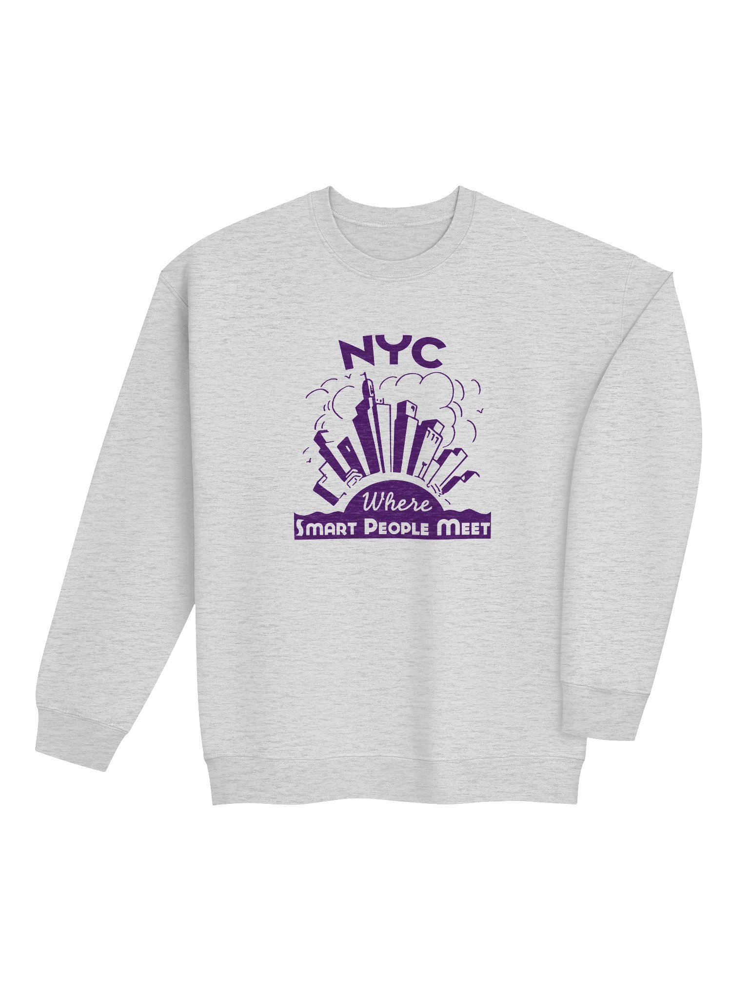 'NYC Smart' Sweatshirt — Light product image (3)