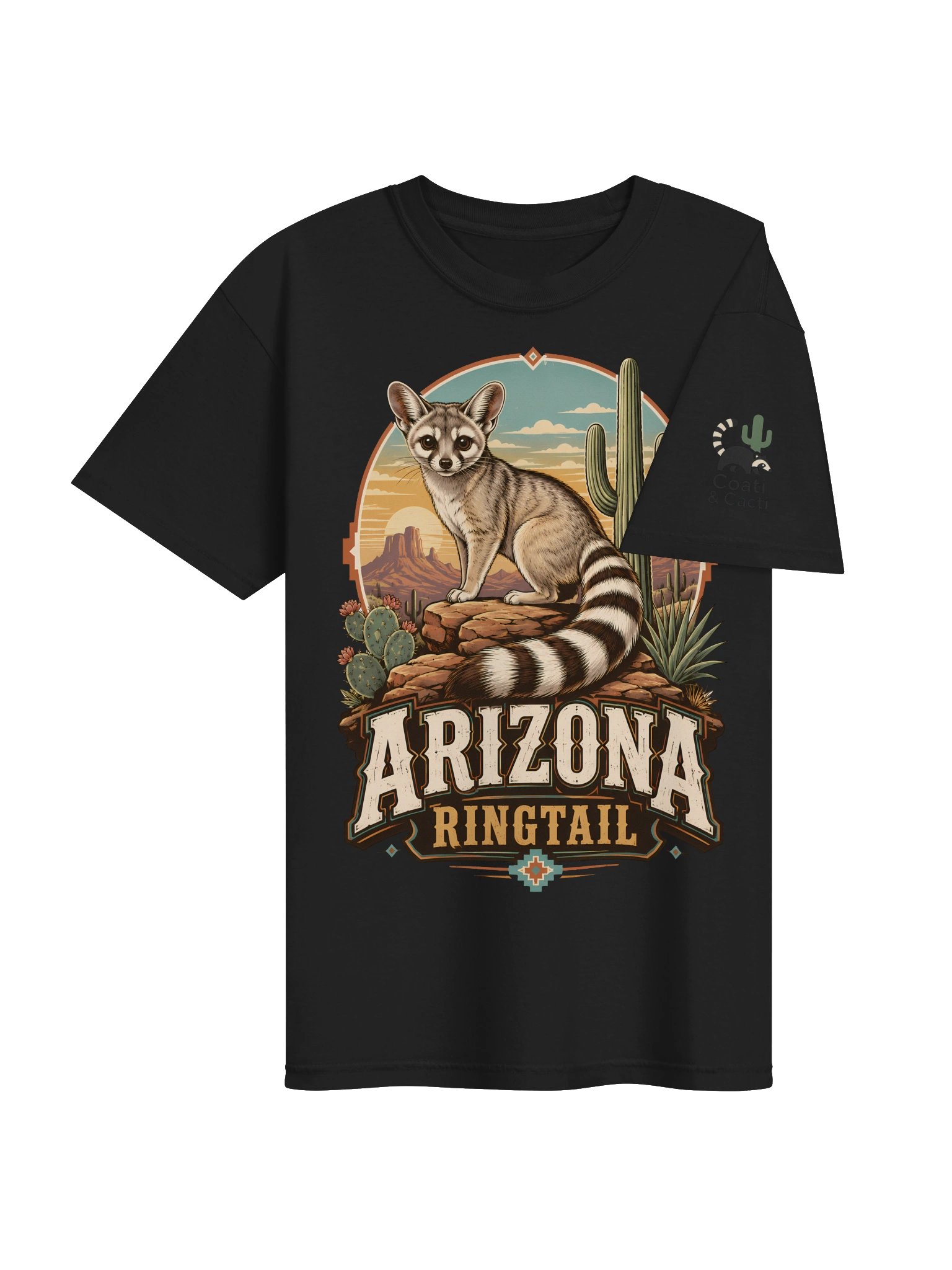 Arizona Ringtail Desert Graphic Tee product image (4)