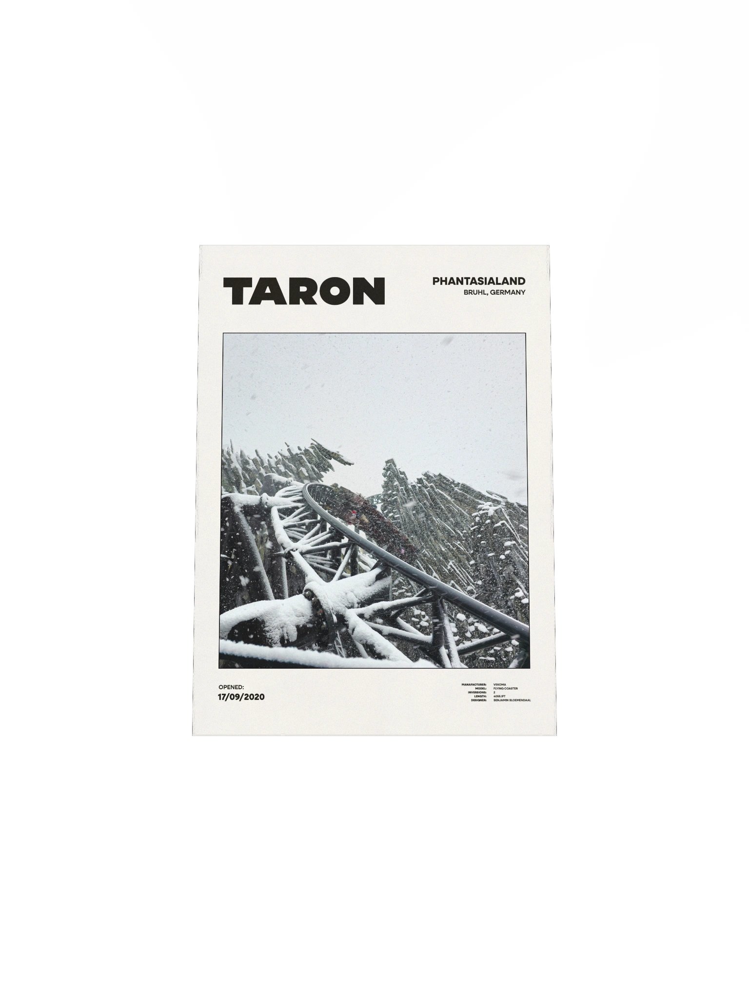 Taron in the Snow Premium Poster product image (4)