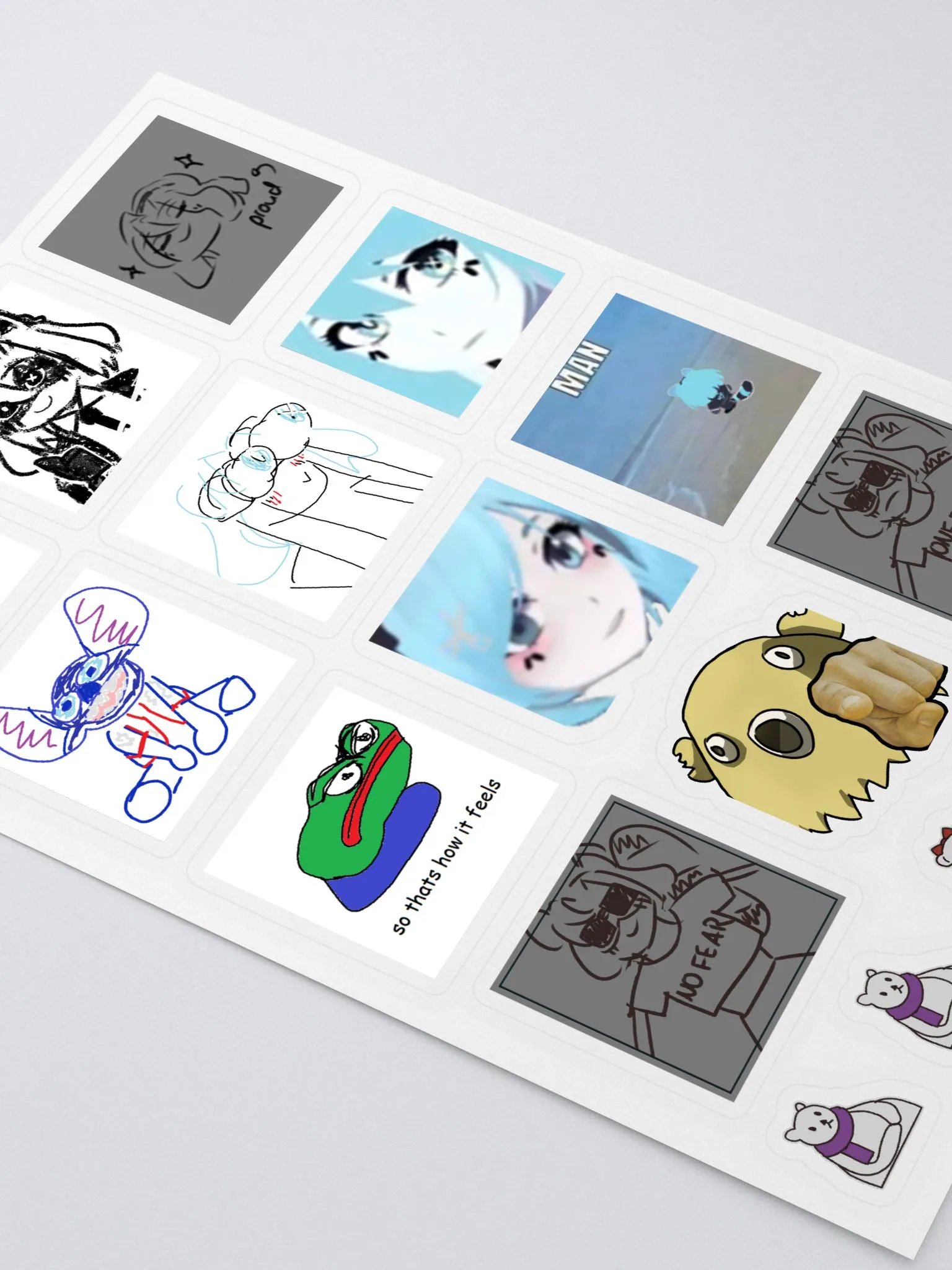 Random Kori Meme Sticker Sheet product image (3)