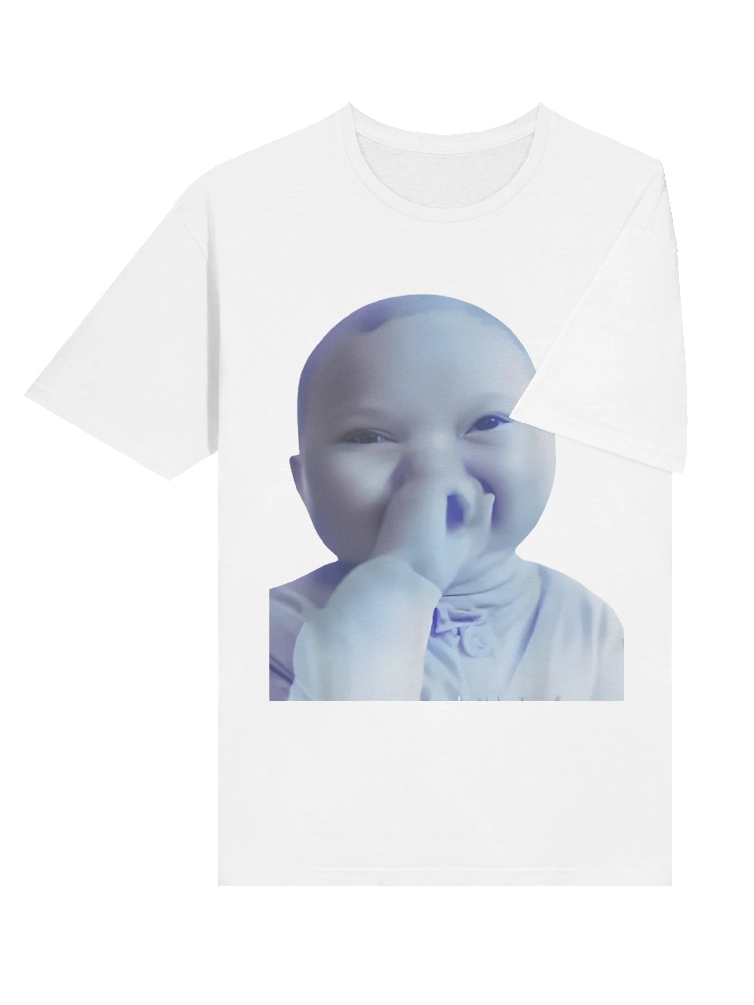 AI Baby Holding Laugh Meme Trend Shirt product image (11)