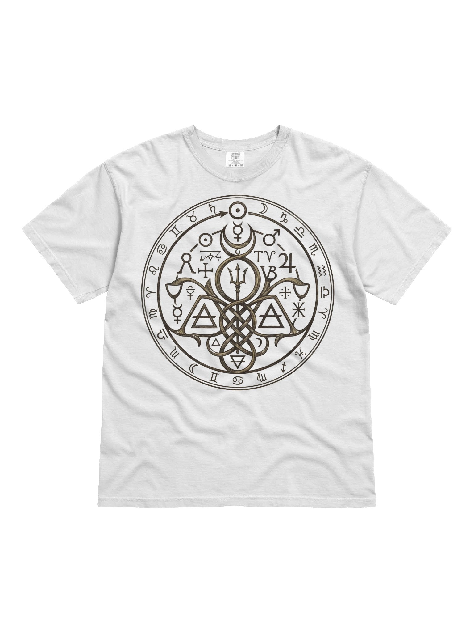 Mystic Symbols Circle T-Shirt product image (1)