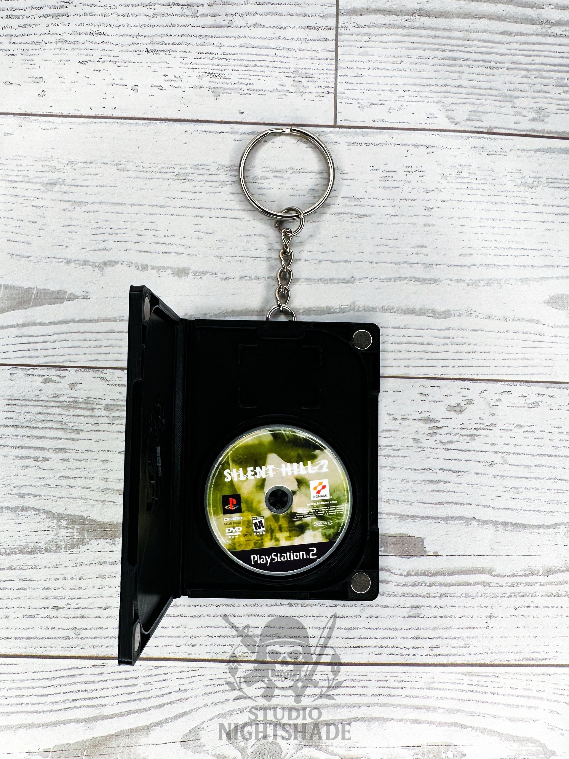 Playstation 2 Silent Hill 2 Inspired Mini Game Case Keychain product image (3)
