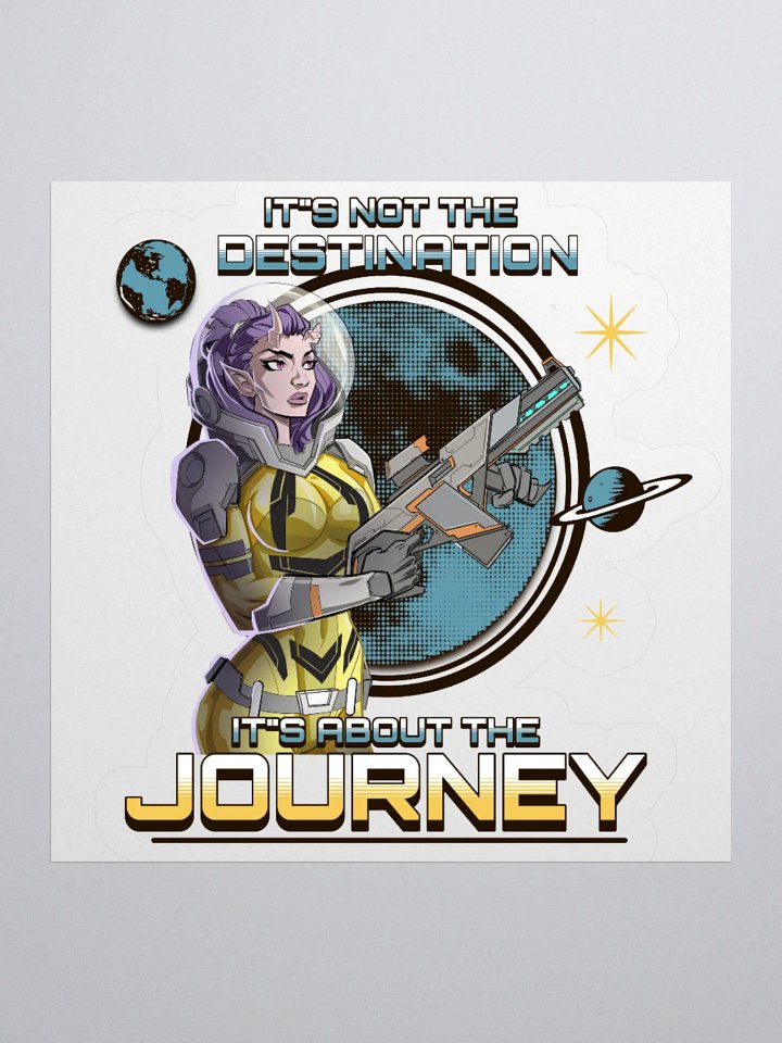 The Journey Kiss-Cut Sticker product image (3)