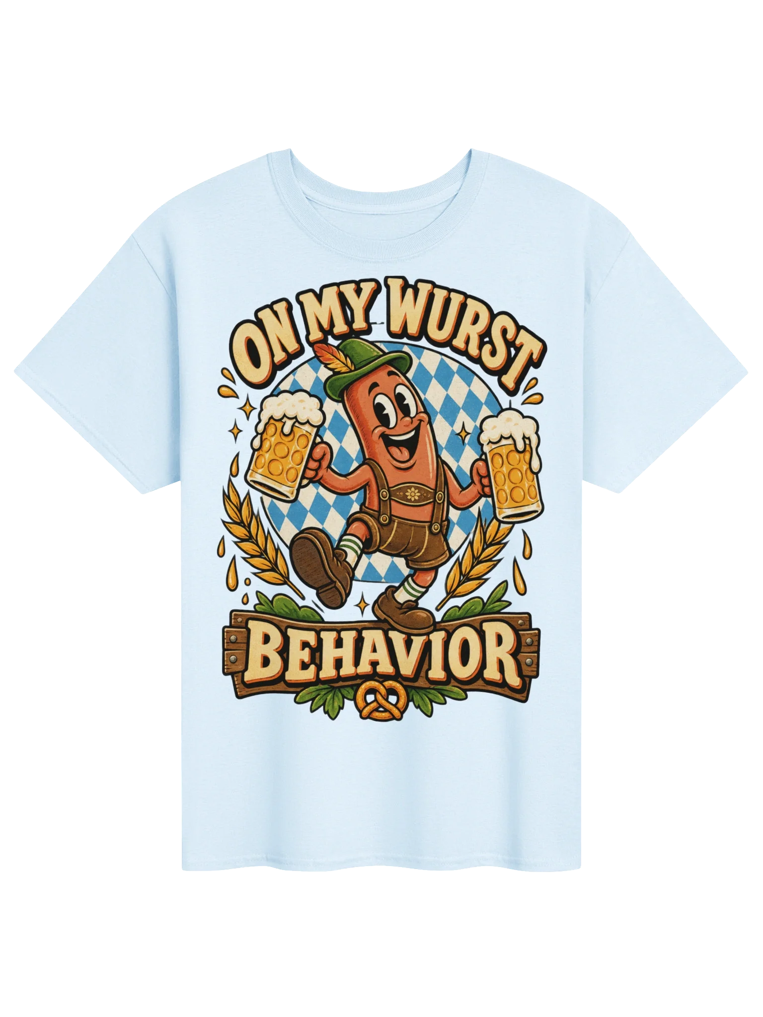 On My Wurst Behavior Oktoberfest T-Shirt