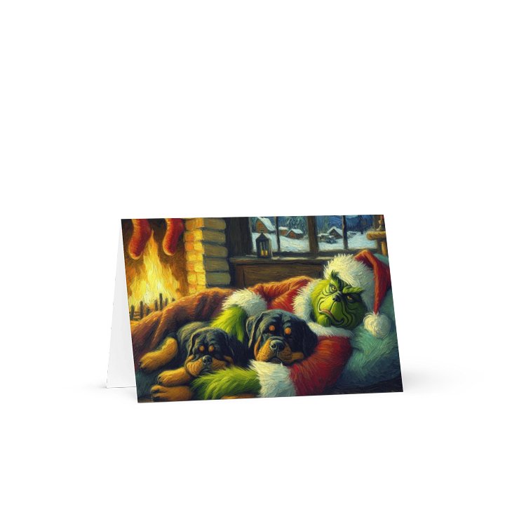 The Grinch Who Stole Rottweilers Greeting Card product image (1)