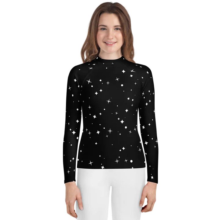 Starry Night Youth Rash Guard product image (1)