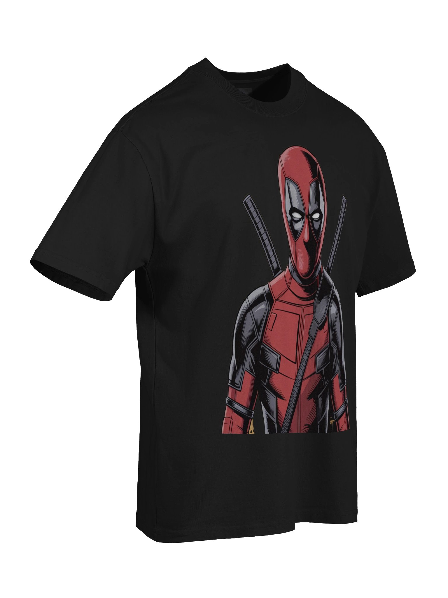 Deadpool Crossed Katanas Eclipse Oversized Faded T-Shirt product image (8)