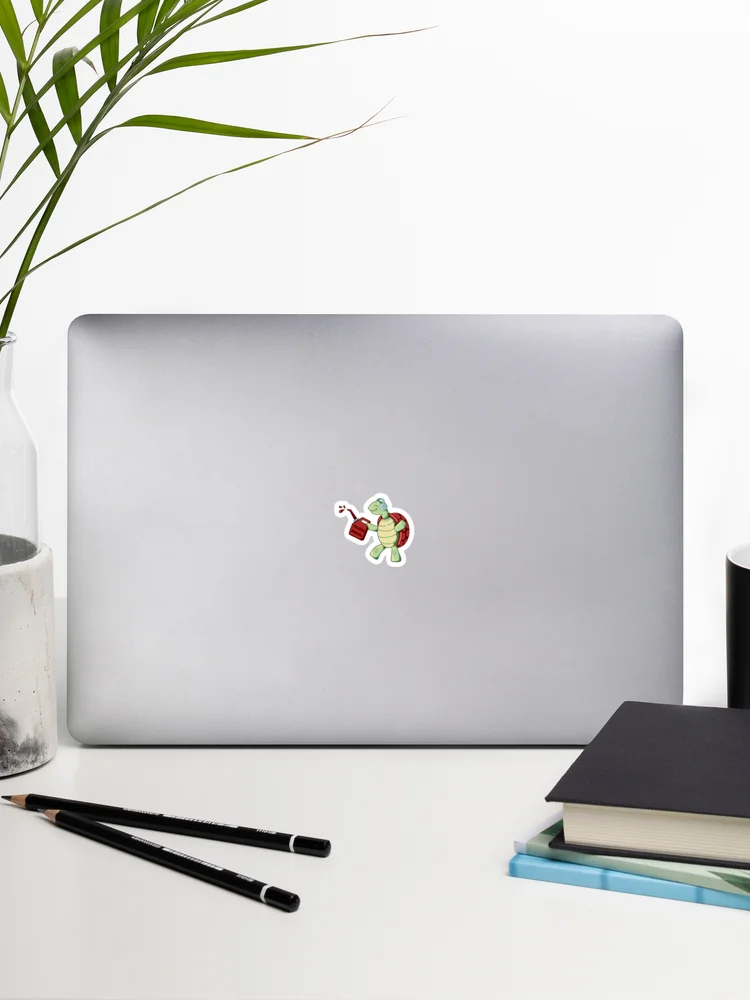 Exclusive: Merely Mortal Dancing Gas Station Turtle Stickers Stickers product image (9)