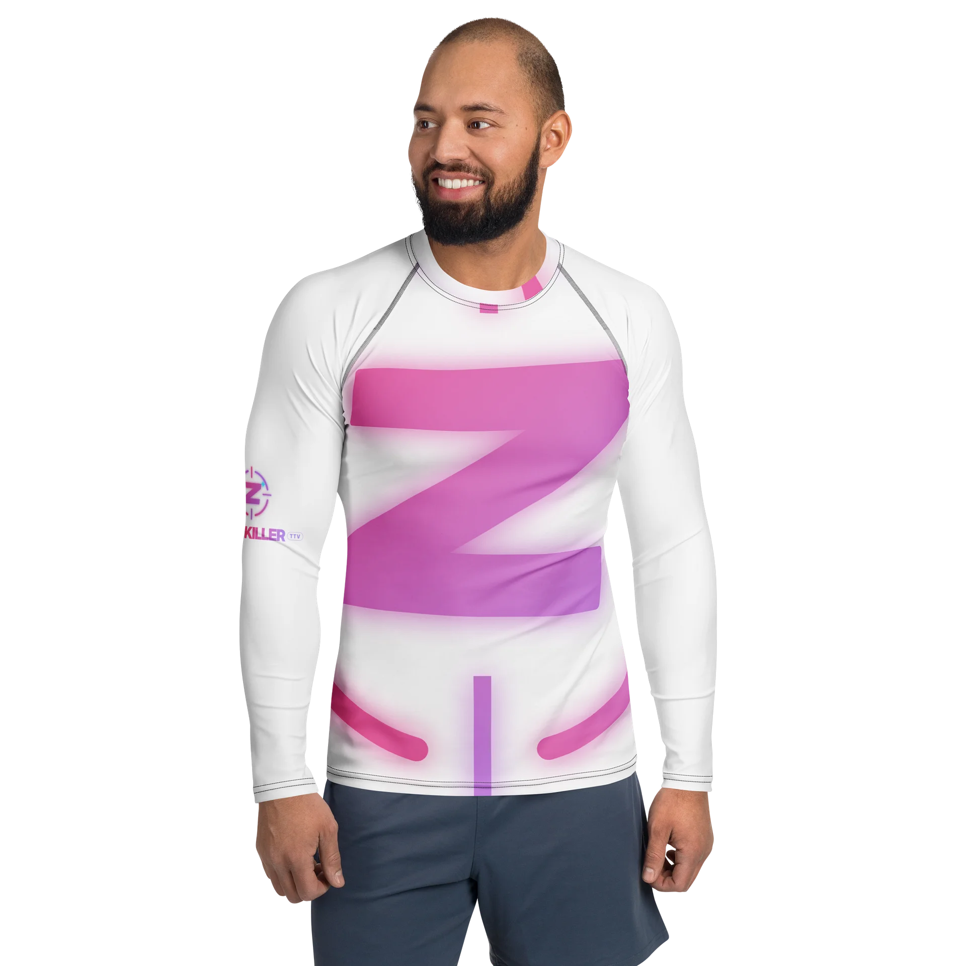 Neon Z Spark All-Over Print Rash Guard product image (1)