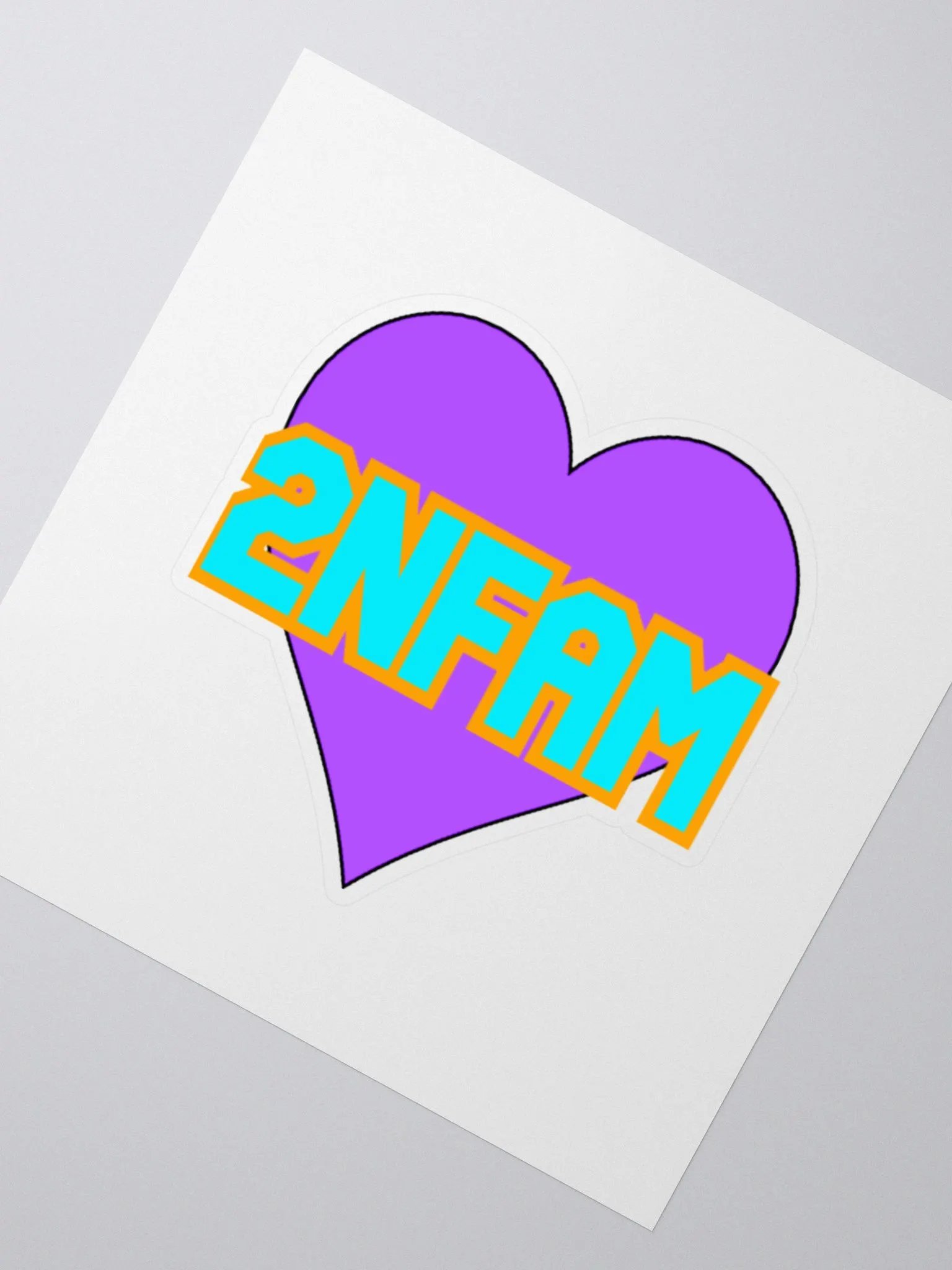 2NFAM Heart Sticker product image (2)