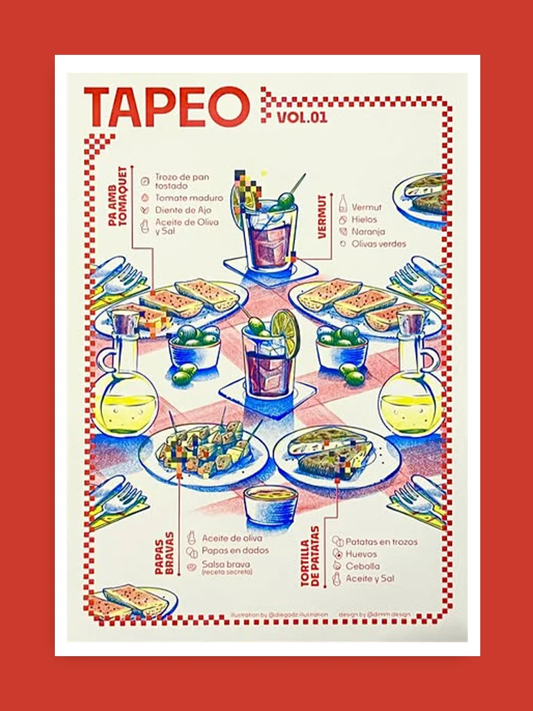 Tapeo Vol 1 - Risograph product image (1)