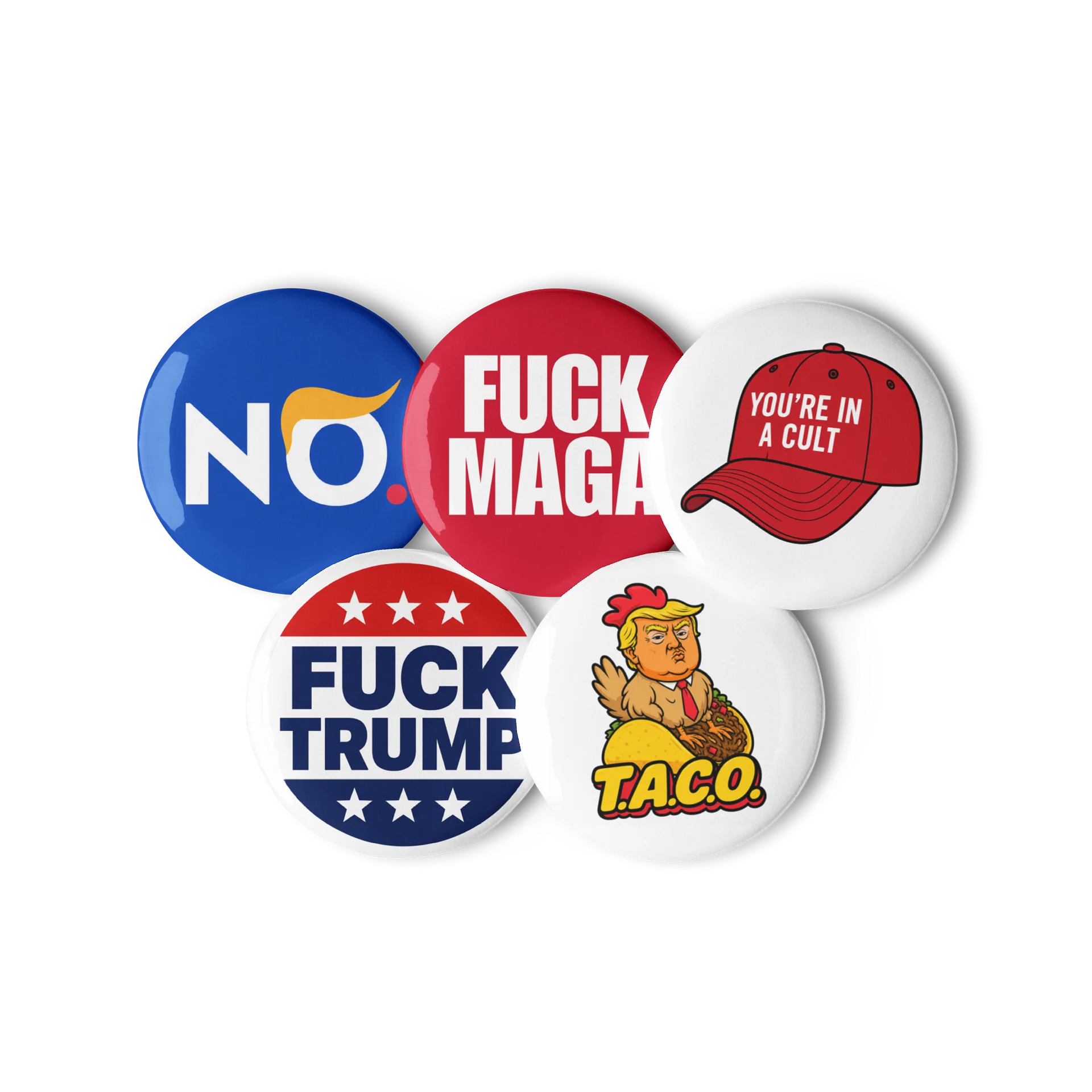 The Anti-MAGA Button Pack product image (1)