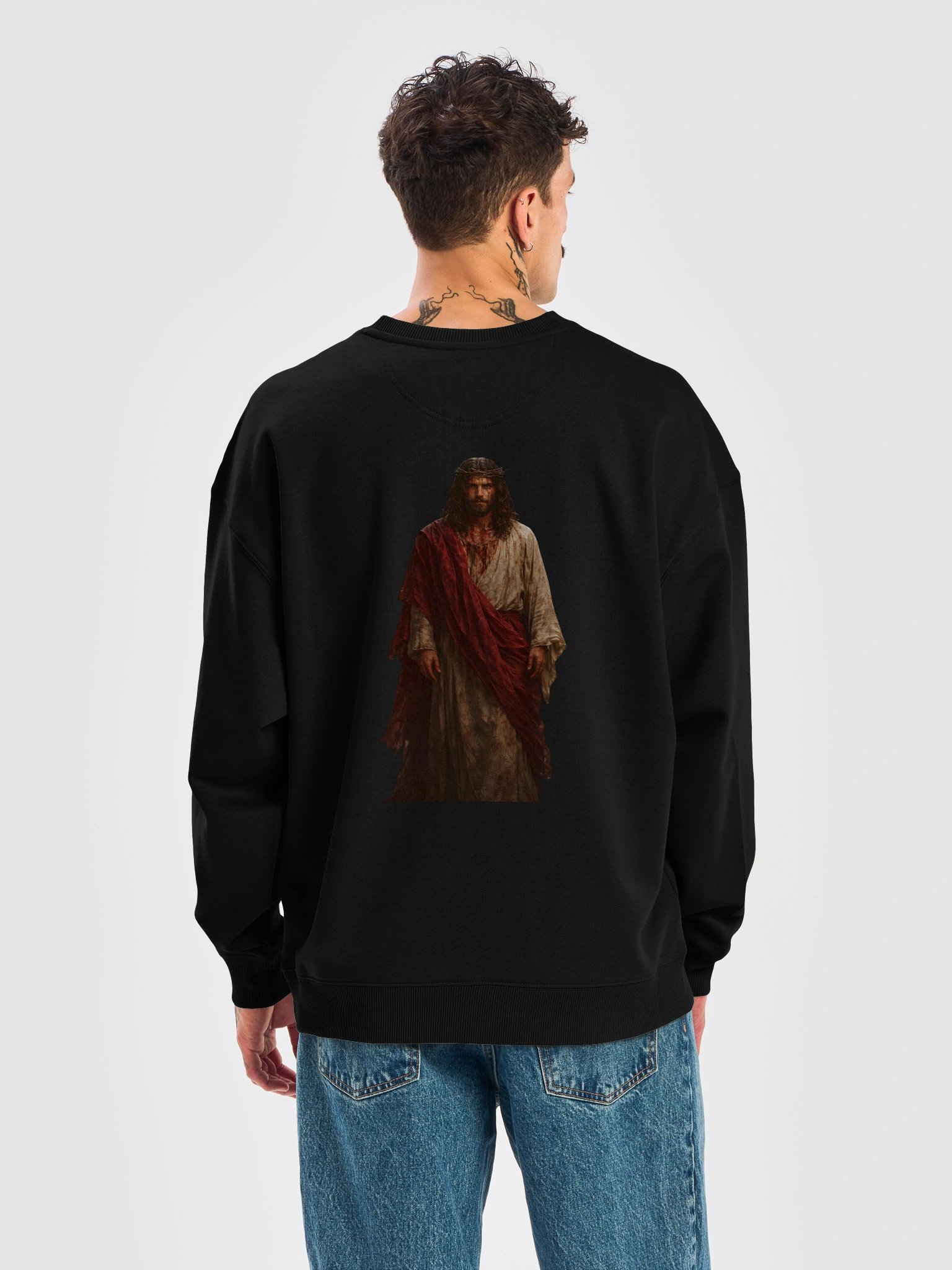 Christ Reigns Sweat Top product image (6)